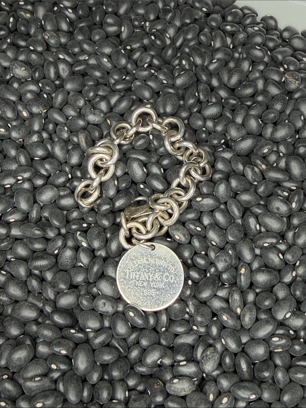 Tiffany and Co Sterling Silver Charm Bracelet